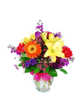 Beautiful Basket of Gerberas & Roses